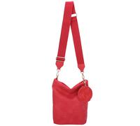 Cityrucksack FRITZI AUS PREUSSEN "Brigitte x fritzi Special Backpack Cross01", Damen, Gr. B/H/T: 28cm, rot, Kunstfaser, Polyurethane, unifarben, Rucksäcke Cityrucksack, mit abnehmbarem Anhänger (27854