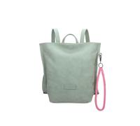 Cityrucksack FRITZI AUS PREUSSEN "Fritzi33N", Damen, Gr. B/H/T: 10cm, grün (mint), Polyurethane, Rucksäcke Cityrucksack, mit abnehmbarer Schlüsselschlange (66714856-0) mint