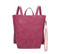 Cityrucksack FRITZI AUS PREUSSEN "Fritzi33N", Damen, Gr. B/H/T: 10cm, lila (beere), Polyurethane, Rucksäcke Cityrucksack, mit abnehmbarer Schlüsselschlange (94095137-0) beere