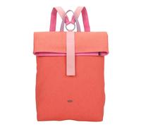 Cityrucksack FRITZI AUS PREUSSEN "Izzy03", Damen, Gr. B/H/T: 18cm, orange, Baumwolle, Kunstfaser, Rucksäcke Cityrucksack, mit stufenlosvertellbaren Trägern (83288744-0) orange