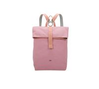 Cityrucksack FRITZI AUS PREUSSEN "Izzy03", Damen, Gr. B/H/T: 18cm, rosa, Baumwolle, Kunstfaser, Rucksäcke Cityrucksack, mit stufenlosvertellbaren Trägern (21995355-0) rosa