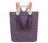 Cityrucksack FRITZI AUS PREUSSEN "Ju Leo", Gr. B/H/T: 17cm, lila, Nylon, Rucksäcke Cityrucksack, mit tollem Leo-Print (79252413-0) lila