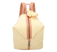 Cityrucksack FRITZI AUS PREUSSEN "Marit Frottee Limited Barbie", Damen, Gr. B/H/T: 31cm, gelb, Baumwollmischung, unifarben, Rucksäcke Cityrucksack, mit abnehmbarem Haarband (75647928-0) gelb