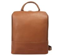Cityrucksack HAROLD'S "CAMPO", Damen, Gr. B/H/T: 34cm x 28cm x 10cm, onesize, braun (cognac), Leder, Rindsleder, unifarben, Rucksäcke Cityrucksack, echt Leder (11804920-0)