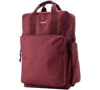 Cityrucksack LEVI'S, Damen, Gr. B/H/T: 27cm x 45cm x 14cm, rot (regular rot), Polyester, unifarben, Rucksäcke Cityrucksack, Freizeitrucksack, Schulrucksack, Arbeitsrucksack (47299155-0) regular rot