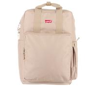 Cityrucksack LEVI'S, Gr. B/H/T: 27cm x 45cm x 14cm, grau (taupe), Polyester, Rucksäcke Cityrucksack, Freizeitrucksack, Schulrucksack, Arbeitsrucksack (41542608-0) taupe