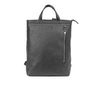 Cityrucksack MARGELISCH "LUNIR-1", Damen, Gr. B/H/T: 27cm x 37cm x 9cm, onesize, schwarz, Leder, Rucksäcke Cityrucksack, aus LWG zertifiziertem Leder (52488942-0) schwarz