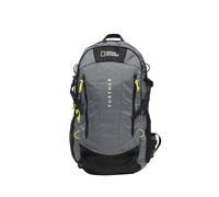 Cityrucksack NATIONAL GEOGRAPHIC "Destination", Damen, Gr. B/H/T: 33,5cm, grau, Kunstfaser, Rucksäcke Cityrucksack, mit Reißverschluss (59951666-0) grau