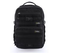 Cityrucksack NATIONAL GEOGRAPHIC "Rocket", Damen, Gr. B/H/T: 31cm, schwarz, Kunstfaser, unifarben, Rucksäcke Cityrucksack, in sportlichem Design (20568124-0) schwarz