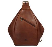 Cityrucksack PIKÉ, Damen, Gr. B/H/T: 20cm x 30cm x 14cm, onesize, braun, Leder, Rindsleder, leicht glänzend, unifarben, Rucksäcke Cityrucksack, echt Leder (70909613-0) braun