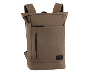 Cityrucksack RIEKER, Gr. B/H/T: 28cm x 43cm x 14cm, khaki, Textil, unifarben, Rucksäcke Cityrucksack, Freizeitrucksack, Businessrucksack mit breiten Schulterriemen (71499627-0) khaki