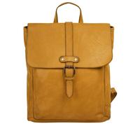 Samantha Look Cityrucksack, echt Leder, Made in Italy, gelb