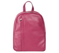 Samantha Look Rucksack Echt Leder Damen | Made in Italy, Moderner City Rucksack mit Hauptfach, Einsteck- und Reißverschlussfächern | 021686