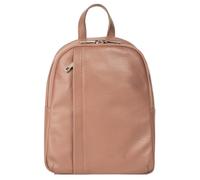 Cityrucksack SAMANTHA LOOK, Damen, Gr. B/H/T: 29cm x 9cm, onesize, rosa (alt, rosa), Leder, Rindsleder, Rucksäcke Cityrucksack, Echt Leder, Made in Italy (51745813-0) alt, rosa