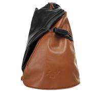 Cityrucksack SAMANTHA LOOK, Damen, Gr. B/H/T: 34cm x 25cm x 13cm, onesize, braun (camel), Leder, Rindsleder, unifarben, Rucksäcke Cityrucksack, echt Leder, Made in Italy (10819642-0) camel