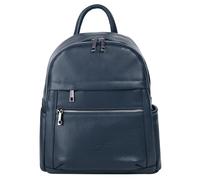 Samantha Look Rucksack Echt Leder Damen | blau | 021678