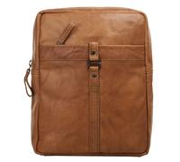 Cityrucksack SPIKES & SPARROW, Damen, Gr. B/H/T: 23cm x 20cm x 6cm, onesize, braun (cognac), Leder, Rindsleder, unifarben, Rucksäcke Cityrucksack, echt Leder (89932256-0)