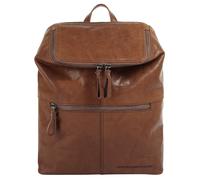 Cityrucksack SPIKES & SPARROW, Damen, Gr. B/H/T: 32cm x 23cm x 10cm, onesize, braun (cognac), Leder, Rindsleder, Rucksäcke Cityrucksack, echt Leder (52452107-0)