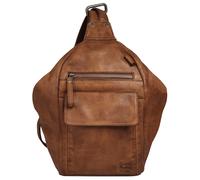 Cityrucksack SPIKES & SPARROW "SPIKES & SPARROW Damen Rucksack echt Leder", Damen, Gr. B/H/T: 29cm, onesize, braun (cognac), Leder, Rindsleder, Retro, Rucksäcke Cityrucksack, echt Leder (17702917-0) c