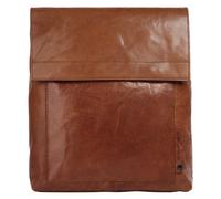 Cityrucksack SPIKES & SPARROW "SPIKES & SPARROW Damen Rucksack echt Leder", Damen, Gr. B/H/T: 30cm x 28cm x 10cm, onesize, braun (cognac), Leder, Rindsleder, leicht glänzend, unifarben, Rucksäcke City