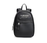 Cityrucksack TOMMY JEANS "TJW BOLD BACKPACK", Damen, Gr. B/H/T: 19,5cm x 27,5cm x 10,5cm, schwarz, Lederimitat, Rucksäcke Cityrucksack, Damen Freizeitrucksack in klassischer Optik (65897118-0) schwarz