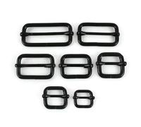 CIVIOOH 5/10Pc 20-50mm Metal Slides Wire-Formed Roller Pin Buckles Strap Slider Adjuster for Bags Garment Leather Accessories