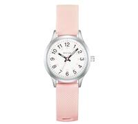 CIVO Armbanduhr Kinder Mädchen Jungs: Leicht Lesbar Kinderuhr Lernuhr Analog - Wasserdicht Quarzuhr für Kinder 6-14 Jahre Rosa Silikon - Geschenke für die Schulanfangssaison Geburtstage Kindertag
