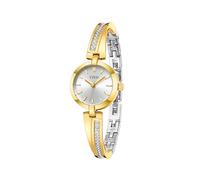 CIVO Gold Klein Armreif Damenuhr: Leicht Analog Edelstahl Armbanduhr Damen - Vintage Wasserdicht Quartz mit Diamant - Geeignet für Pendeln Arbeit und Tägliche Aktivitäten