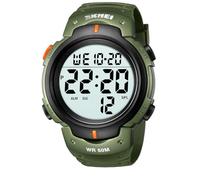 CIVO Sport Digital Uhr Herren: 50M Wasserdicht Uhr mit Licht Stoppuhr - Schwarz für Outdoor Schüler Fitness Ältere Personen zur Nacht
