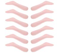 CIYODO 6 Paar Selbstklebende Rutschfeste Ferseneinlagen aus Atmungsaktivem Material für Damen High Heels und Sandalen 3/4-vorfußpolster in Komfortrosa Stoßdämpfend