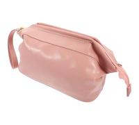 CIYODO Große PU Kosmetiktasche mit Reißverschluss Tragbarer Kulturbeutel für Damen Multifunktionaler Make up Organizer für Reisen Schule Business und Alltag Kompakt und Sicher zur