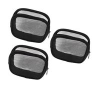 CIYODO Netz-Aufbewahrungstasche Für Hautpflegeprodukte Kleine Reisetasche Mit Reißverschluss Für Kosmetika Und Toilettenartikel Faltbare Netz-kulturtasche Für Täglichen Gebrauch Und