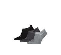 Füßlinge CALVIN KLEIN "CK MEN FOOTIE HIGH CUT", Herren, Gr. 43-46, grau melange, Baumwollmischung, normal, Socken, hoch geschnittene Silhouette, Cotton-Mix (30375233-43) grau melange