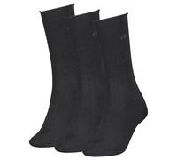CK WOMEN SOCK 3P ROLLTOP
