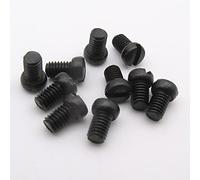 ckpsms - 10 Stück Schrauben für Singer 29 K 71 73, Edelstahl, Kreuzschlitz, Flachkopf, Vollgewinde, M1.25, 2.37 mm, 6 mm Nuten