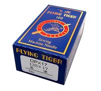 CKPSMS- 100 Stück FLYING TIGER 135 x 17 DPX17 SY3355 kompatibel mit industriellen Nähmaschinennadeln (Nadelgröße: DPX17 22/140)