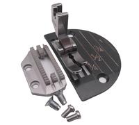 CKPSMS Marke-1 Satz Stichplatte, Transporteur und Nähfuß, kompatibel mit/Ersatz für JUKI Marke DDL-555,DDL-8500,CONSEW Marke 220,230,310,Singer Marke 31-15,95,96,195K,196K,491D,591D