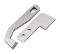 CKPSMS Marke: 1 Set Obere Klinge und untere Klinge #5020405237+5020405236, kompatibel mit/Ersatz für Bernette Marke Funlock B42 B44 B48 Overlock-Nähmaschinen