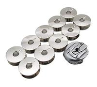 CKPSMS Marke -1 Spulenkapsel &0 Spulen #0040777000 1PCS+330.026.030 10PCS kompatibel mit/Ersatz für Bernina Marke117,217,317,517,540,542,544,640,740,750,850,950(Spulenkapsel und Spulen)