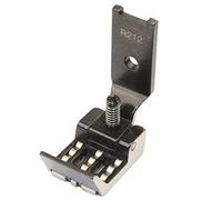 CKPSMS Marke - 1 Stück #R212 Rollen-Nähfuß Kompatibel mit/Ersatz für Singer Marke, Brother Marke, Juki Marke Doppelnadel-Industrie-Nähmaschine (1/4 Zoll = 6 mm).