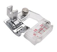 CKPSMS Marke- 1 verstellbarer Schrägband-Binderfuß mit niedrigem Schaft #6287L Kompatibel mit/Ersatz für Marke PFAFF Hobby 382 Marke Singer 6500 7100 Serie Marke Kenmore 158 Series