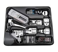 CKPSMS Marke: 11-teiliges Nähfuß-Set, kompatibel mit / Ersatz für Singer, Brother, Janome, Elna, alle Maschinen mit niedrigem Schaft (KP-19047)