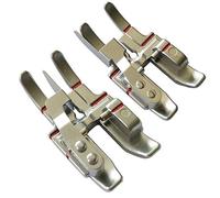 CKPSMS-Marke -1SET # 820541096+820542096 Schnappstich im Graben & 1/4 "Kantenführung Kompatibel mit PFAFF 1051,1071,1150,1151(Schnappstich im Graben & 1/4" Kantenführungsfuß)