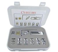 CKPSMS-Marke -1SET # CY-011-001 11 PCS SNAP ON Presser Walking Foot/FEET kompatibel mit PFAFF 1000-7570 mit IDT Walking Foot (Snap On Presser Walking Feet)