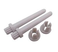 CKPSMS Marke: 2 Set Hilfsspulenstift und kleine Spulenkappe, kompatibel mit/Ersatz für Singer-Marke 4423, 4432, 4452, 5523, 5532, strapazierfähig, 5554 Bernina Marke 80E 90E, weiß, Marke 3100