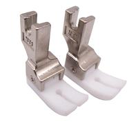 CKPSMS Marke -2 STÜCKE # MT1 Standard-Nähfuß mit klappbaren geraden Zehen Kompatibel mit/Ersatz für JUKI Marke DDL-5550 8700 Brother Marke DB2-B737 DB2-B747