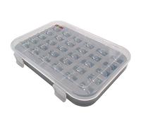 CKPSMS Marke - # 2518P SA156 X52800150 KUNSTSTOFFSPULEN PASSEN FÜR BROTHER VIKING SINGER KLASSE 15 (2518P 30PCS+BOX)