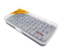 CKPSMS Marke - # 2518P SA156 X52800150 KUNSTSTOFFSPULEN PASSEN FÜR BROTHER VIKING SINGER KLASSE 15 (2518P 28PCS+BOX)