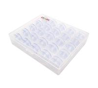 CKPSMS Marke - # 4114401 Kunststoffspule (beide Seiten sind flach) Kompatibel mit Husqvarna Viking Nähmaschine (25Stück+BOX)