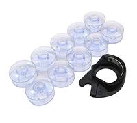 CKPSMS Marke- # 421326 + 172222P 10 STÜCKE 1 STÜCK SPULENKOFFER & 10 STÜCKE SPULEN PASSEN FÜR SÄNGER Apollo KLASSE 66+ ZUHAUSE NÄHEN